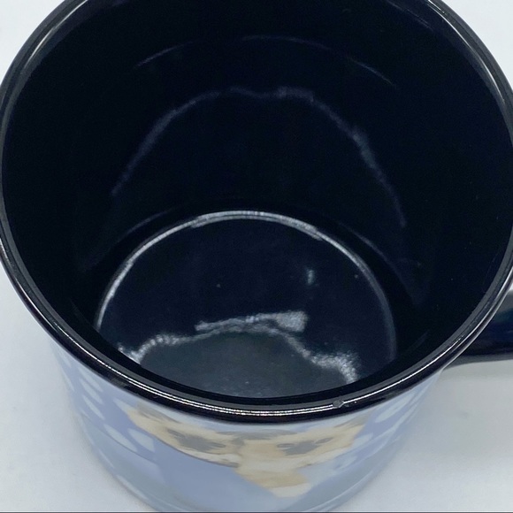 Keith Kimberlin Blue Polka Dot Siamese Kitten Coffee Mug - Picture 4 of 5